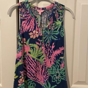 Lilly Pulitzer Essie sleeveless shirt XS